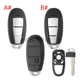 For new Suzuki 2/3 button remote key blank L1 type without logo