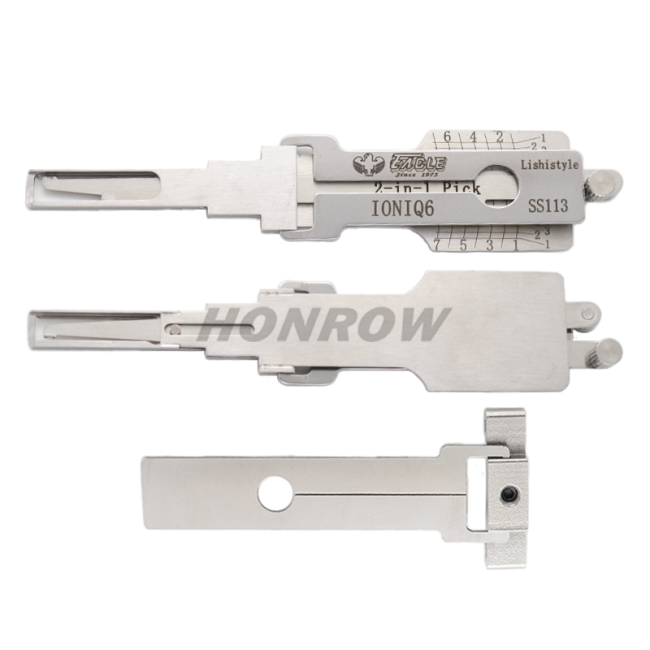 Lishi Tool IONIQ6 SS113 Lishi style  2 in 1 lock pick and decoder locksmith tool