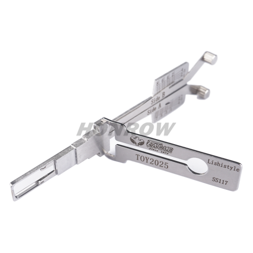 Lishi Tool TOY2025  2 in 1 lock pick lishi style lock pick  2 in 1 tool