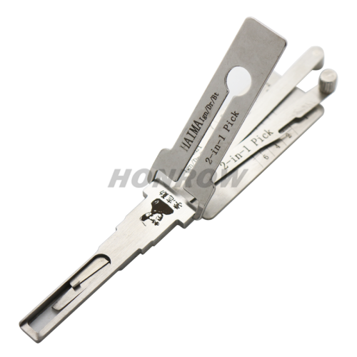 For Original Lishi HAIMA Ign/Dr/Bt 2 in 1 decode and lockpick