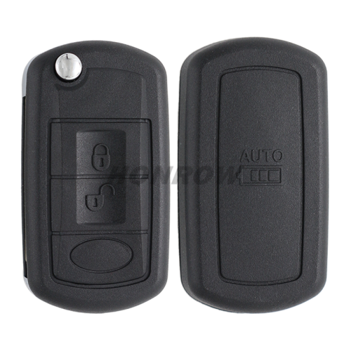 For Landrover 3 button  flip remote key blank with HU92 blade without logo