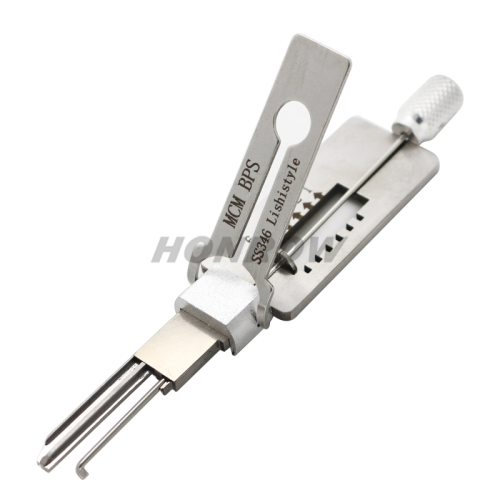Lishi Tool MCM BPS SS346  2 in 1 lock pick lishi style lock pick  2 in 1 tool For Spain