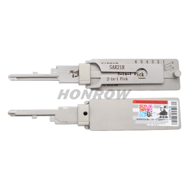 Lishi Tool SAR21R 2 in 1 lock pick lishi style lock pick  2 in 1 tool For Sargent lock UK and US