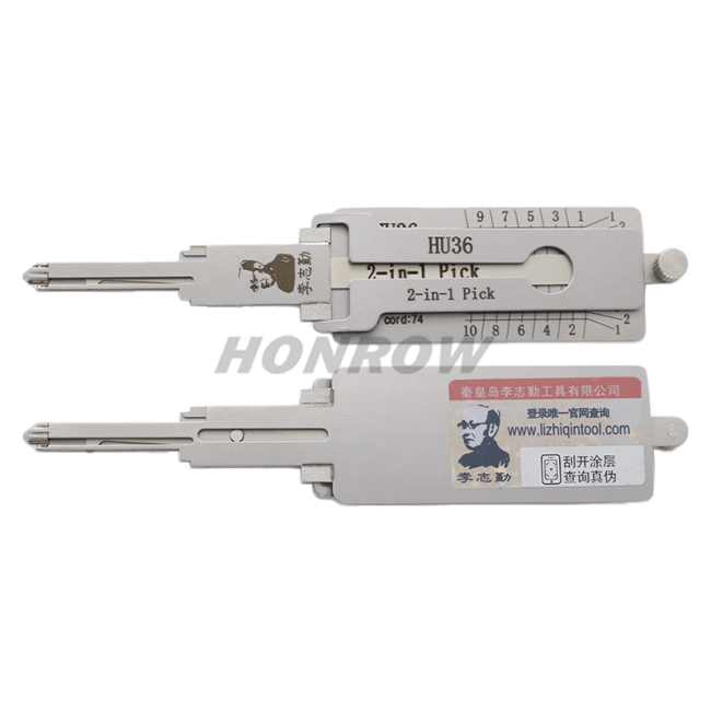 Lishi Tool HU36 2 in 1 lock pick lishi style lock pick  2 in 1 tool For benz