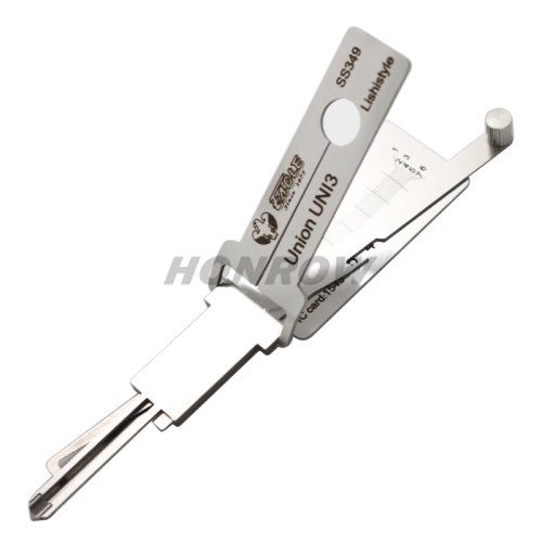 Lishi Tool Union UNI3 SS349 2 in 1 lock pick lishi style lock pick  2 in 1 tool For Europe US