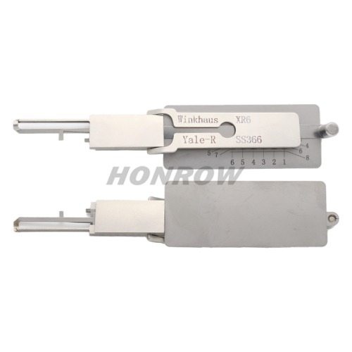Lishi Tool Winkhaus XR6 Yale-R SS366 2 in 1 lock pick lishi style lock pick  2 in 1 tool