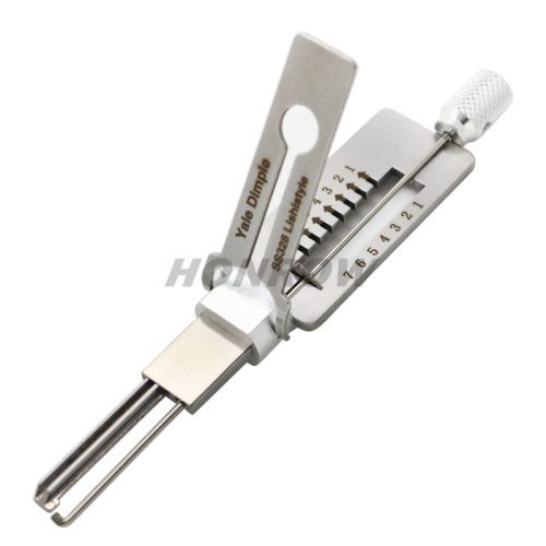 Lishi Tool Yale Dimple SS328 2 in 1 lock pick lishi style lock pick  2 in 1 tool