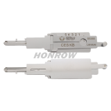 Lishi Tool CES KB SS355 2 in 1 lock pick lishi style lock pick  2 in 1 tool For EU and US house lock