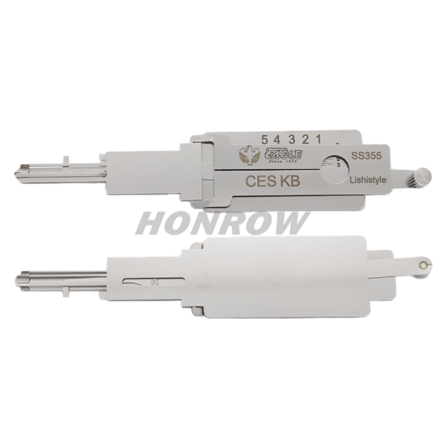 Lishi Tool CES KB SS355 2 in 1 lock pick lishi style lock pick  2 in 1 tool For EU and US house lock
