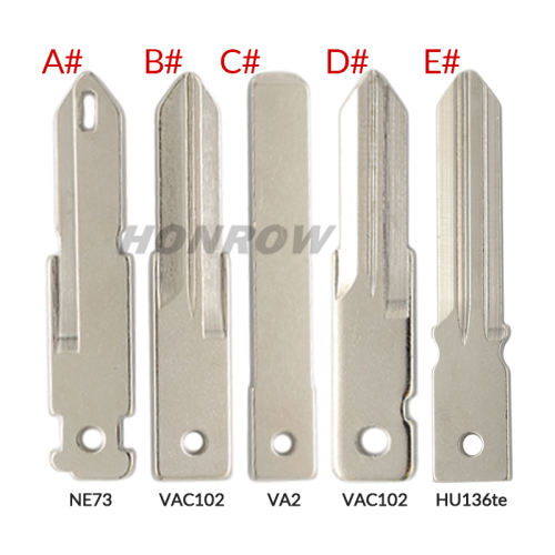 For Renault key blade
