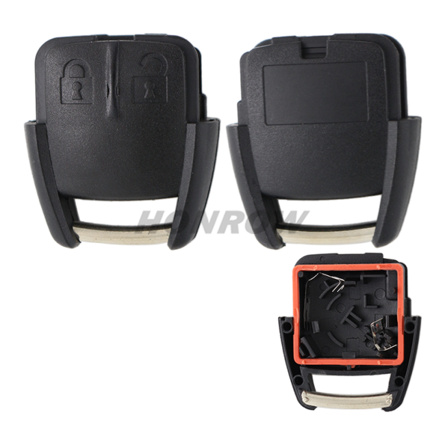 For Chev 2 Button remote shell with battery place