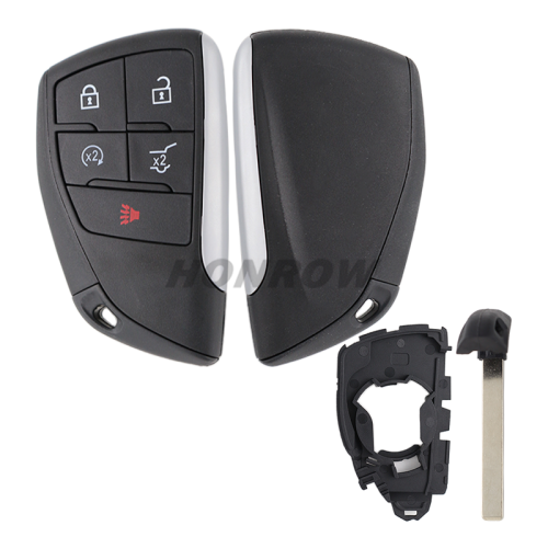 For Chevrolet 4+1 button smart remote key blank