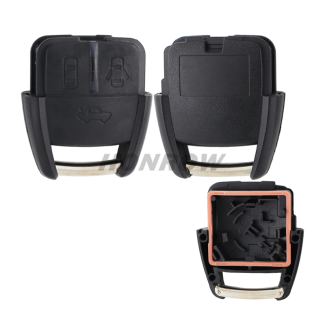 For Chev 3 button remote case with battery place