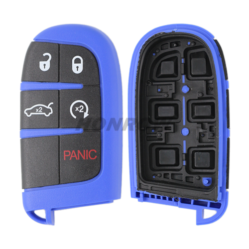 For Chrysler 4+1 button remote key shell