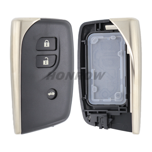 For Lexus 3 Button smart remote key blank TOY12