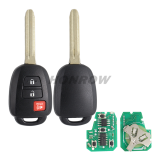 For Toyota RAV4 Tacoma  2+1 button remote key  FCCID :HYQ12BDP P/N: 89070-42880