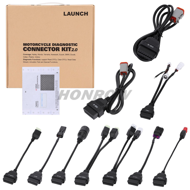 LAUNCH MOTORCYCLE DIAGNOSTICCONNECTOR KIT 2.0