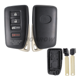 For Lexus 3+1 button modified remote key blank
