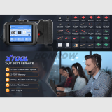 XTOOL X100MAX2 IMMO Key Programmer J2534 ECU Programming Coding Topology Map All System Diagnostic Scanner 42+ Reset