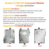 Yanhua ACDP Module 39 for MB HU7 Instrument Module mileage correction