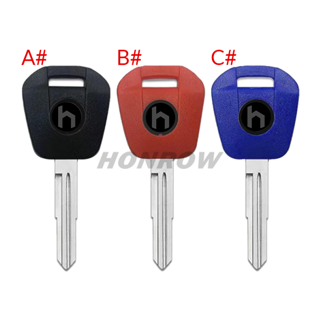 For Honda Motorcycle key blank please choose the color