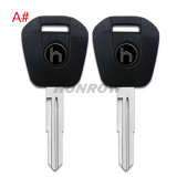 For Honda Motorcycle key blank please choose the color