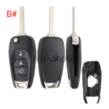For Chevrolet 2/3/3+1/4 buttons flip remote key blank