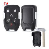 For Chevrolet 2+1 button remote key shell