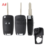 For Chevrolet 2/2+1/3 buttons remote key blank