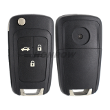For  Chevrolet 3 button remote key shell with left blade