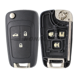 For  Chevrolet 3 button remote key shell with left blade