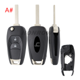For Chevrolet 2/3/3+1/4 buttons flip remote key blank