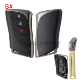 For Lexus ES300h ES350 ES350h 2/2+1/3/3+1 Button Smart Key shell