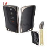 For Lexus ES300h ES350 ES350h 2/2+1/3/3+1 Button Smart Key shell