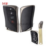 For Lexus ES300h ES350 ES350h 2/2+1/3/3+1 Button Smart Key shell