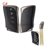 For Lexus ES300h ES350 ES350h 2/2+1/3/3+1 Button Smart Key shell