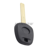 For Lex  transponder key blank ,the chip slot is at the bottom of the key. 