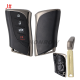 For Lexus ES300h ES350 ES350h 2/2+1/3/3+1 Button Smart Key shell