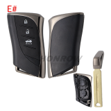 For Lexus ES300h ES350 ES350h 2/2+1/3/3+1 Button Smart Key shell