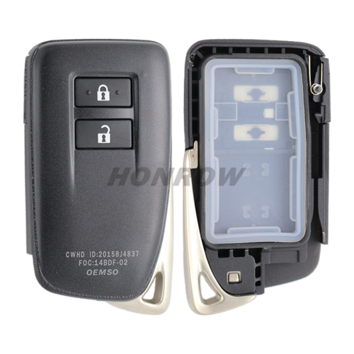 For Le 2 button modified remote key blank