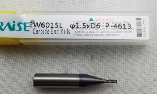 CNC machine tungsten steel key knife coating knife φ1.5x5.0xD6x35Lx3F