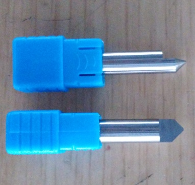 Tungsten steel semi-circular flat drill D6x105°x40x1T