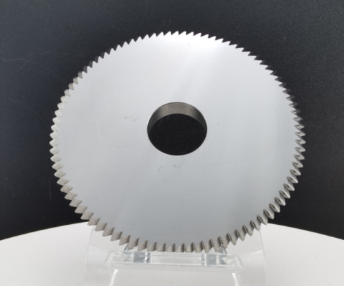 Dragon slaying knife, dense toothed all tungsten steel angle open tooth milling cutter φ68x6xφ16x80°