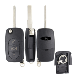 For Au 3 button remote key blank without panic (1616 battery Small battery)