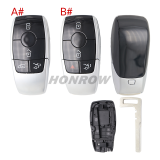 For Benz 4 Button smart Remote Car Key Shell