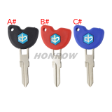 For Piaggio motorcycle key blank