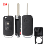 For Benz 1/2/2+1/3/3+1 button modified remote key shell