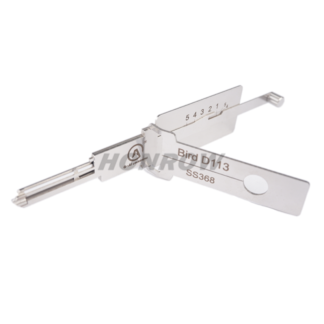 Lishi Tool Brid D113 SS368 2 in 1 lock pick lishi style lock pick  2 in 1 tool for TAIWAN Bird brand