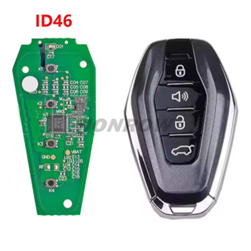 For Chery Jetour Original 3 button smart key with ID46 chip NCF29AxX 433Mhz