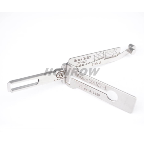 Lishi Tool Maxus (SAIC)-L 2 in 1 lock pick lishi style lock pick  2 in 1 tool